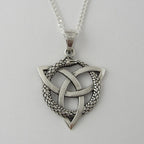 Argent Collier vintage fait main