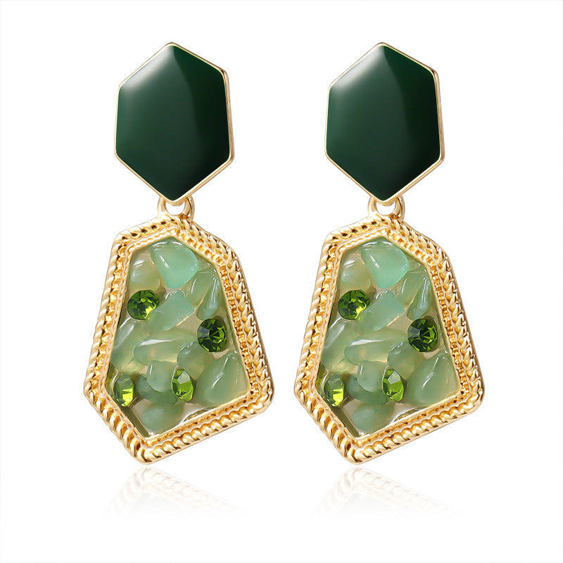 Argent Boucle d'oreille artisanal délicat