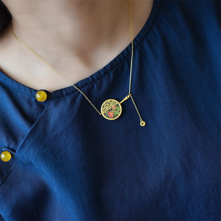 Argent Collier élégant pour toute occasion