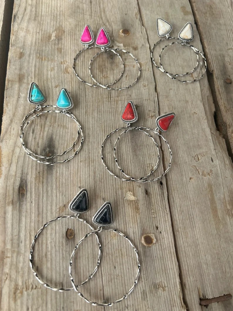 Argent Boucle d'oreille charmant pour toute occasion