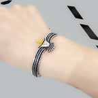 Argent Bracelet classique au charme intemporel