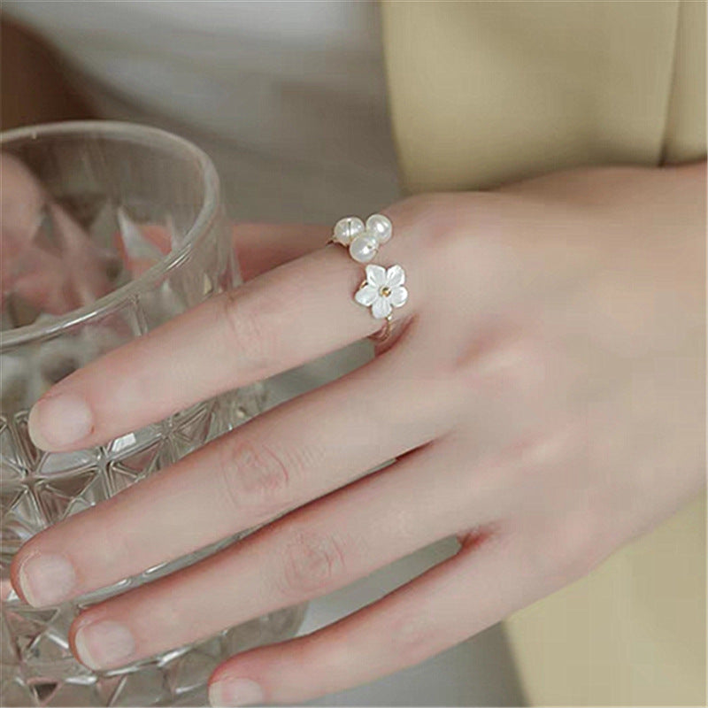 Perle Bague romantique pour moments spéciaux