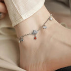 Argent Bracelet de cheville sublime pour tous les jours
