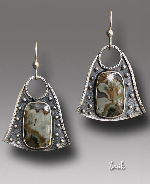 Argent Boucle d'oreille charmant pour toute occasion