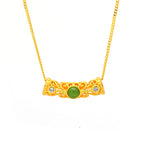 Argent Collier magnifique au style unique