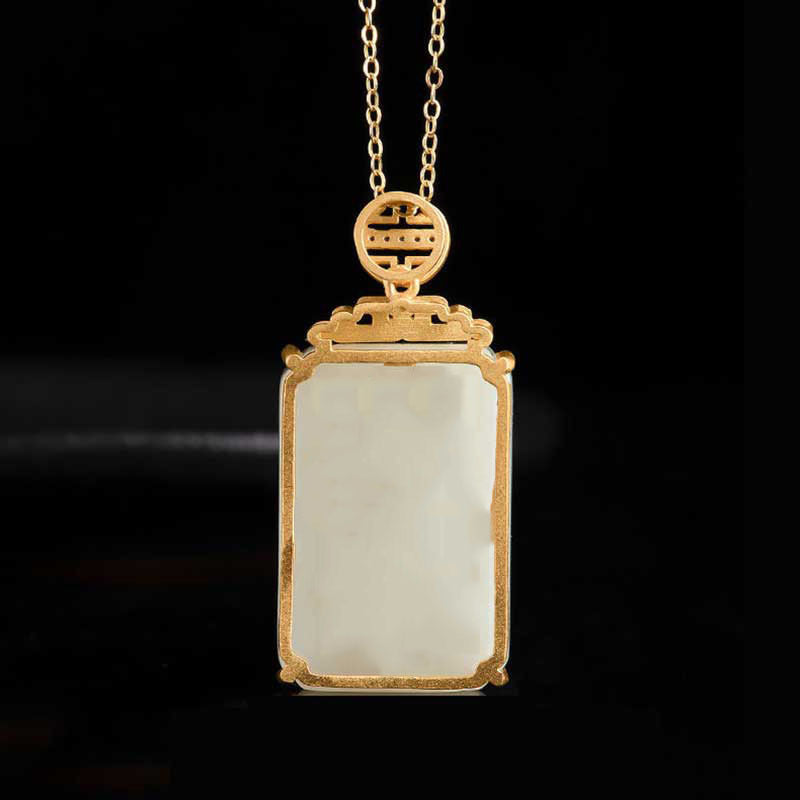 Argent Collier vintage fait main