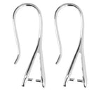 Argent Boucle d'oreille artisanal délicat