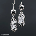 Argent Boucle d'oreille artisanal délicat