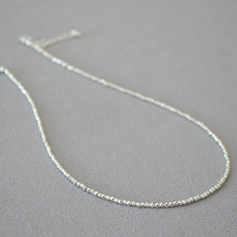 Argent Collier magnifique au style unique