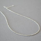 Argent Collier magnifique au style unique