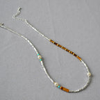 Argent Collier artisanal délicat