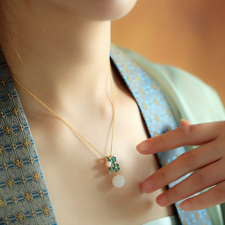 Argent Collier charmant pour toute occasion