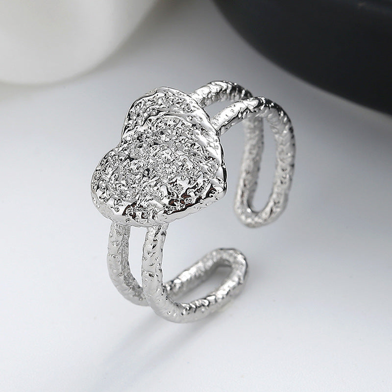 Argent Bague classique au charme intemporel