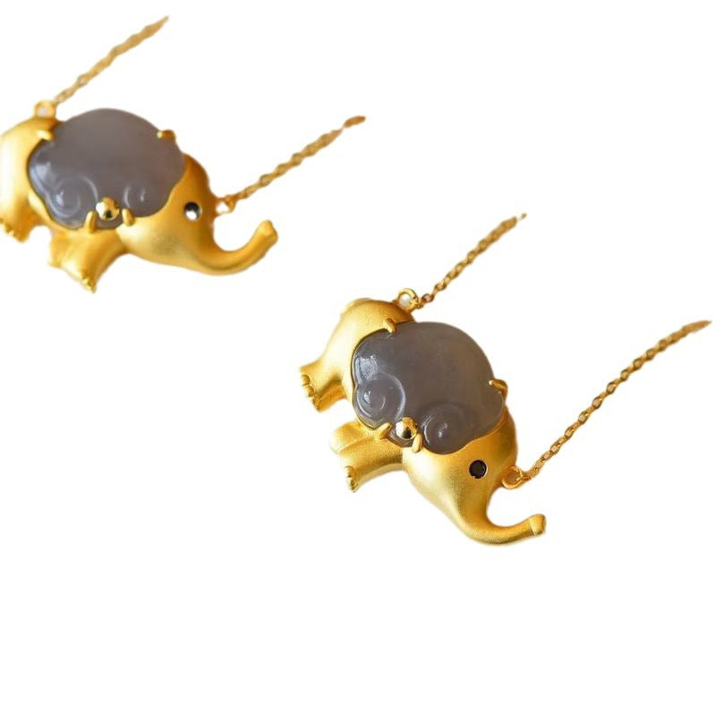 Argent Collier magnifique au style unique