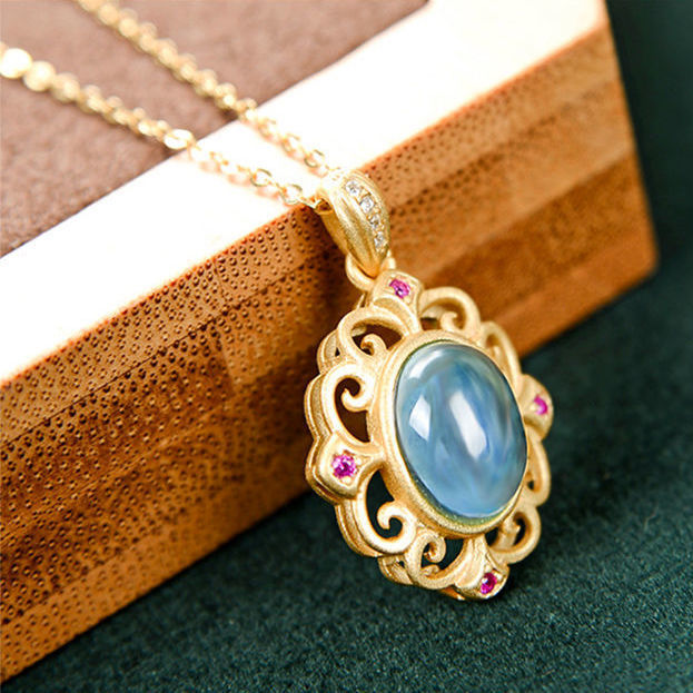 Argent Collier vintage fait main