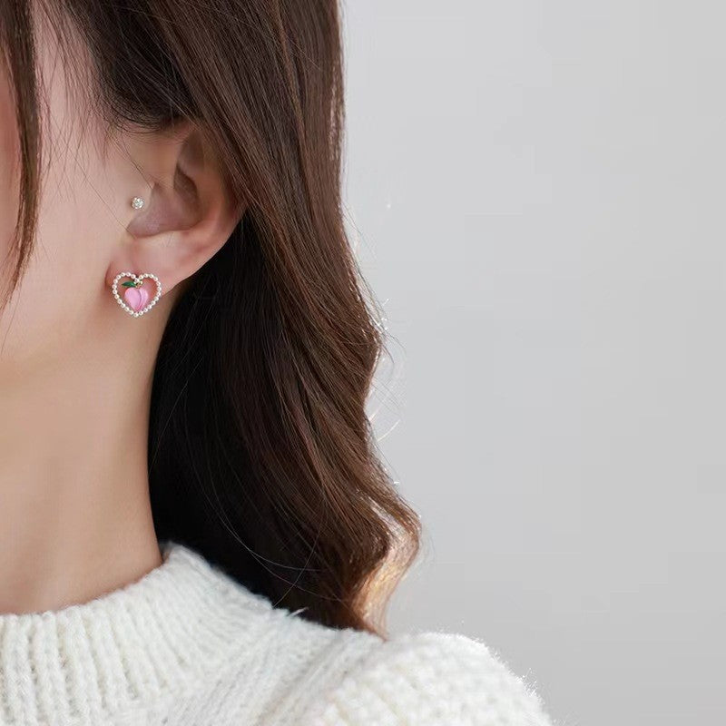 Argent Boucle d'oreille artisanal délicat