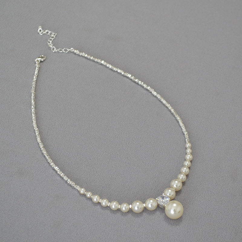 Argent Collier artisanal délicat