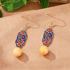 Argent Boucle d'oreille artisanal délicat