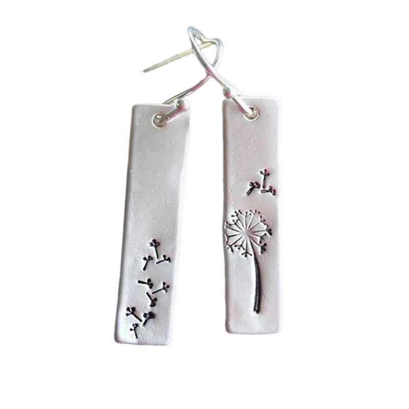 Argent Boucle d'oreille artisanal délicat