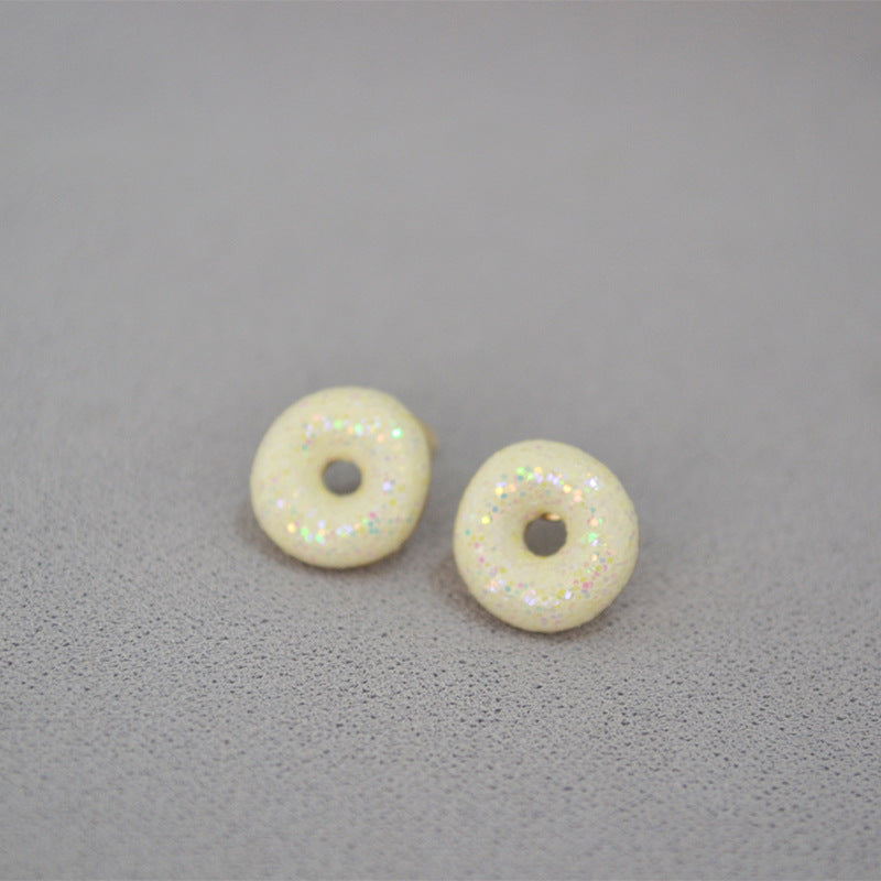 Argent Boucle d'oreille artisanal délicat