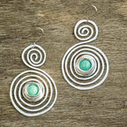 Argent Boucle d'oreille charmant pour toute occasion