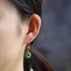 Argent Boucle d'oreille artisanal délicat