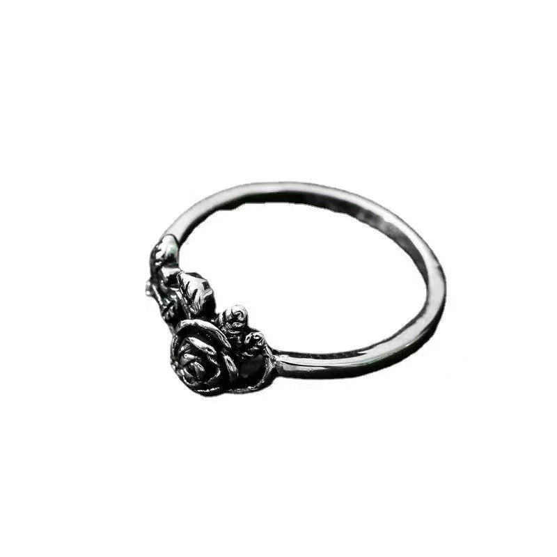 Argent Bague artisanal délicat