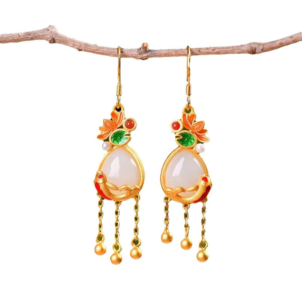 Argent Boucle d'oreille charmant pour toute occasion