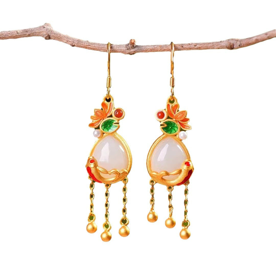 Argent Boucle d'oreille charmant pour toute occasion