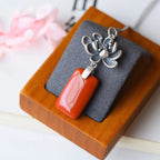 Argent Collier vintage fait main