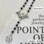 Argent Collier vintage fait main