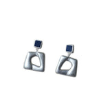 Argent Boucle d'oreille artisanal délicat