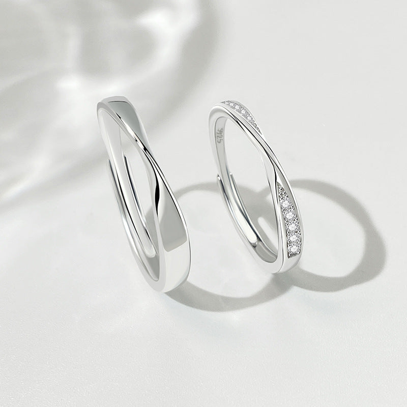 Argent Bague artisanal délicat