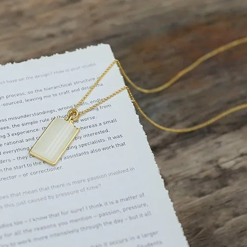 Argent Collier vintage fait main