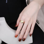 Argent Bague classique au charme intemporel