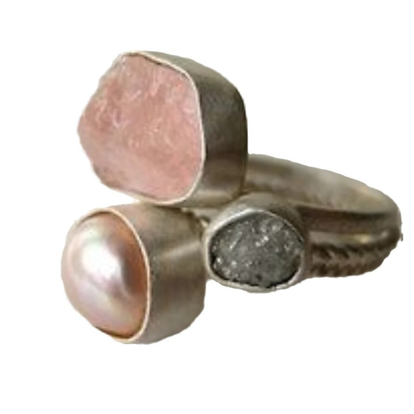 Perle Bague romantique pour moments spéciaux