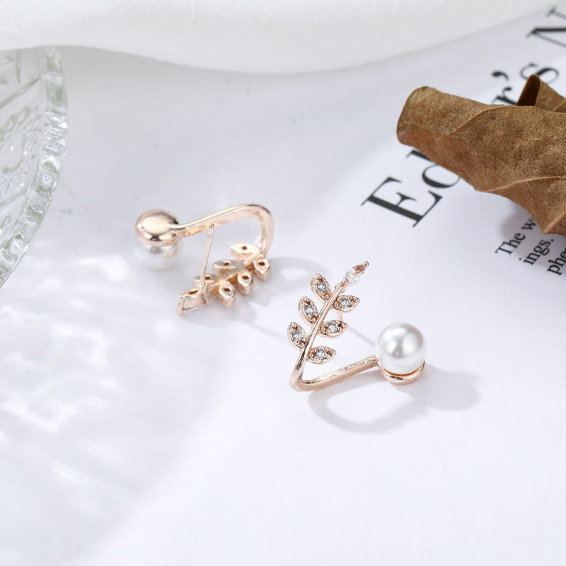 Argent Boucle d'oreille artisanal délicat