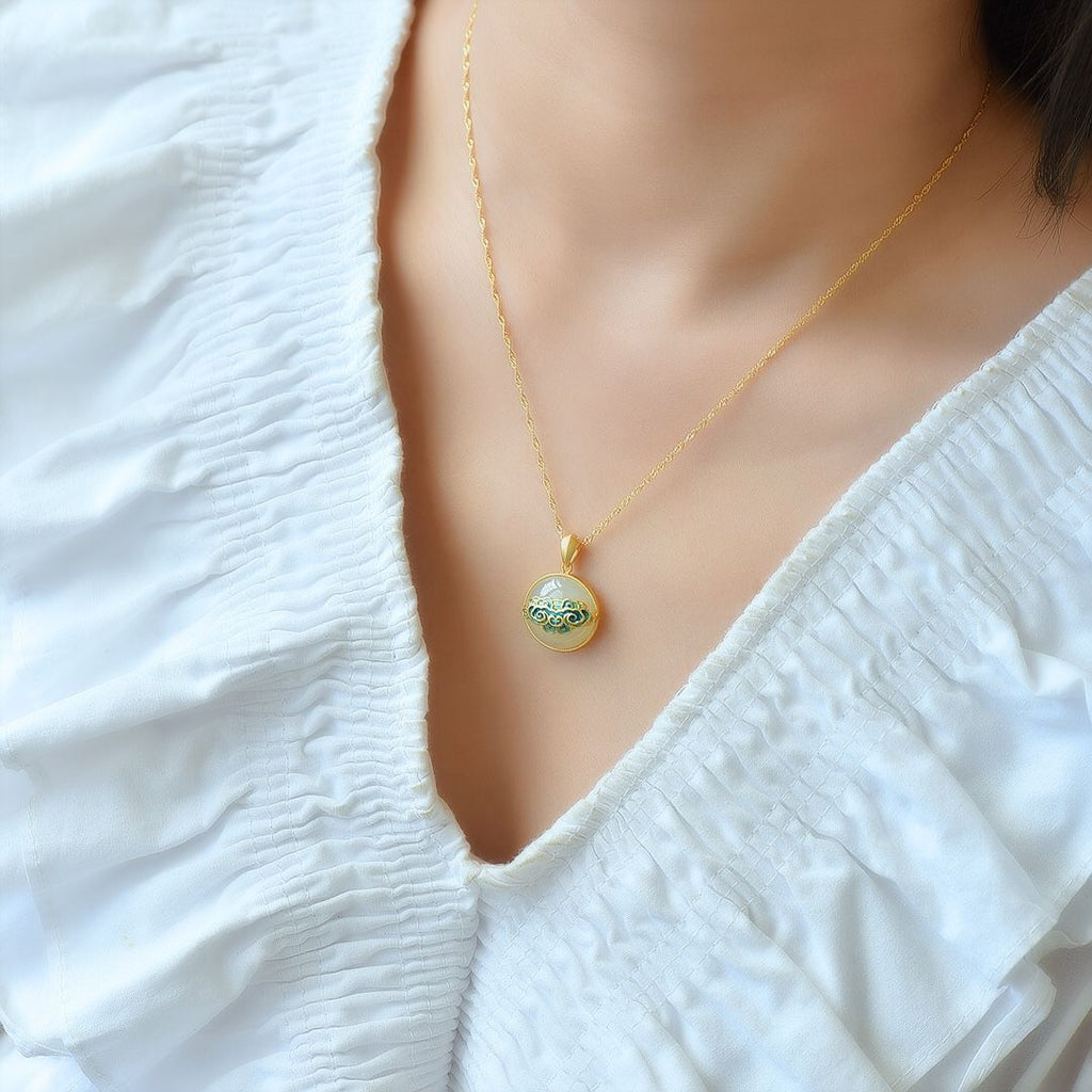 Argent Collier charmant pour toute occasion