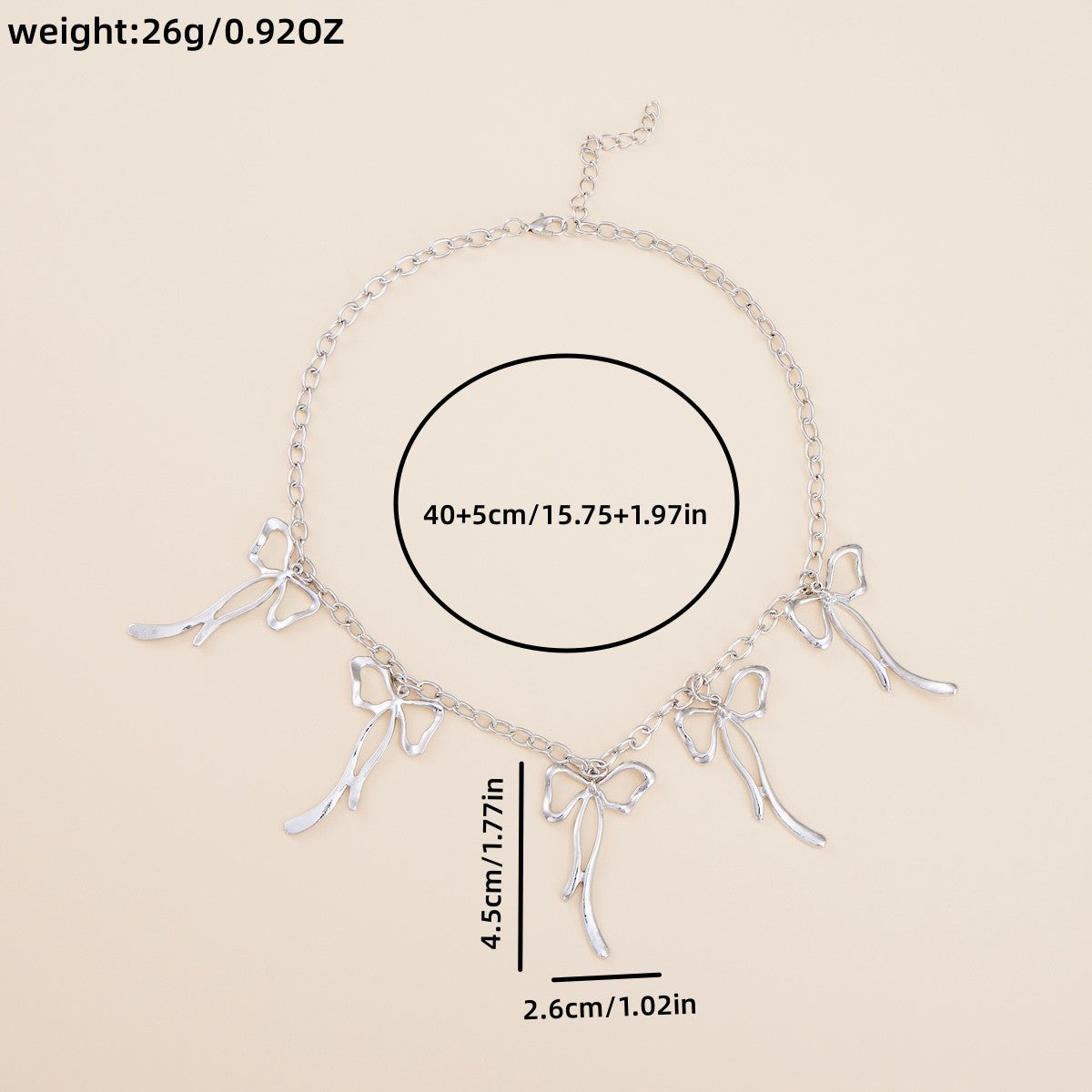 Argent Collier romantique pour moments spéciaux