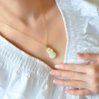 Argent Collier vintage fait main