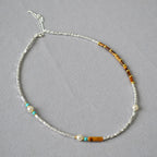 Argent Collier artisanal délicat