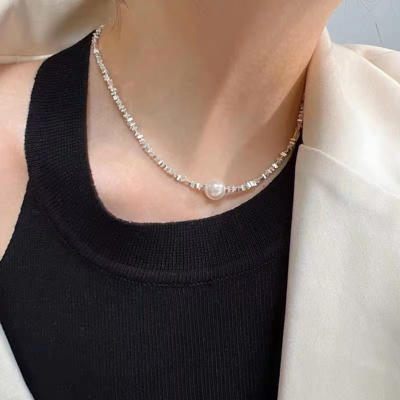 Argent Collier élégant pour toute occasion