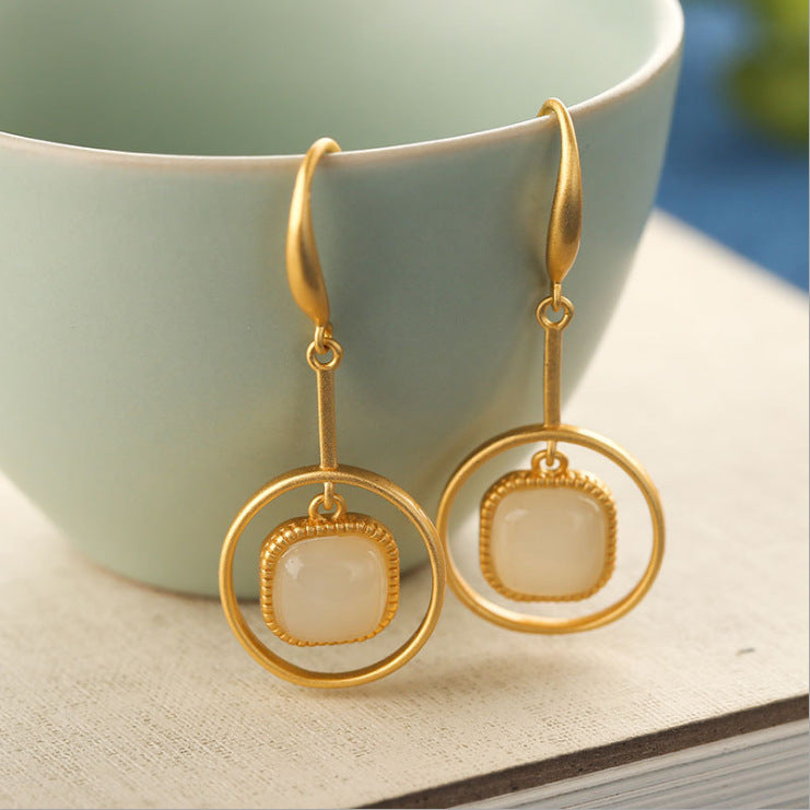 Argent Boucle d'oreille charmant pour toute occasion