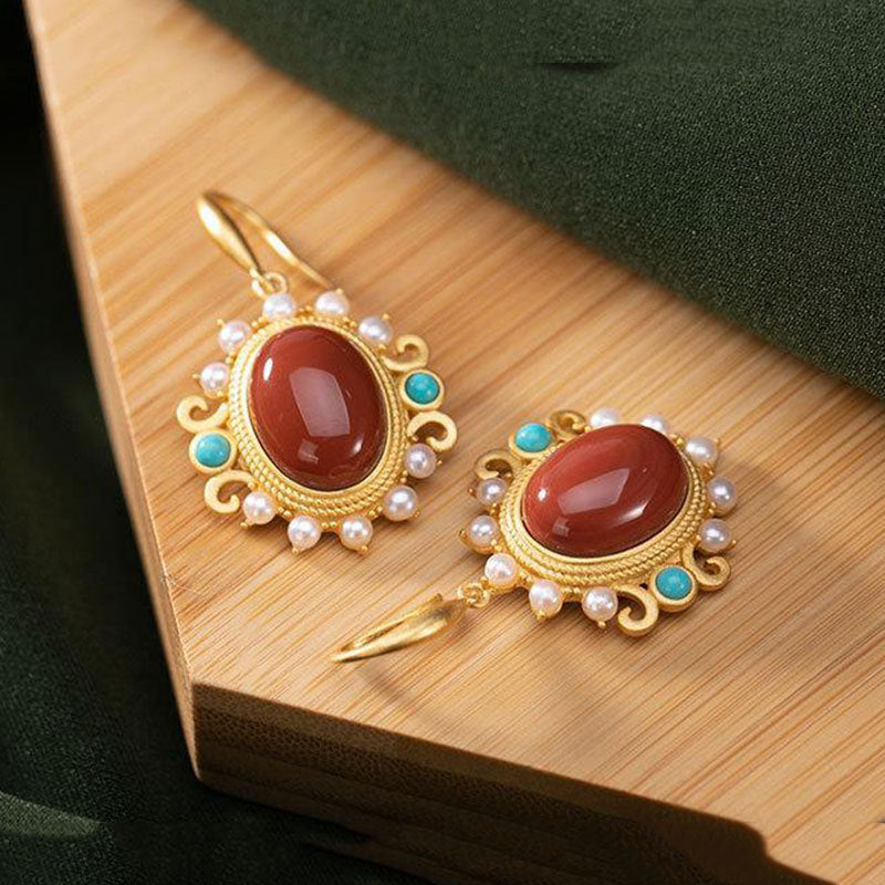 Argent Boucle d'oreille charmant pour toute occasion