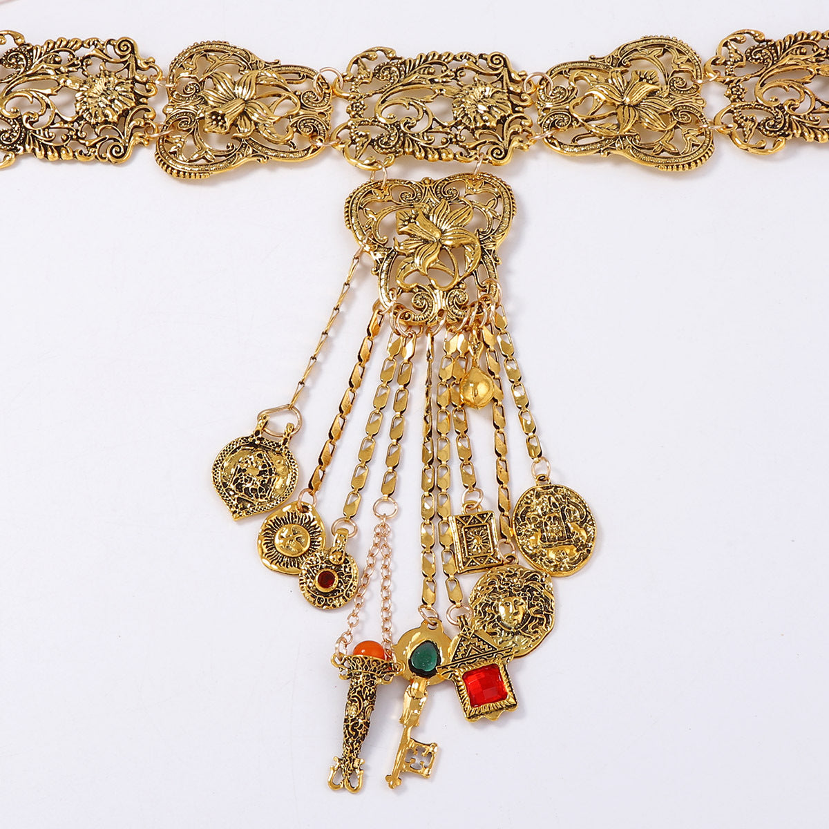 Argent Collier magnifique au style unique