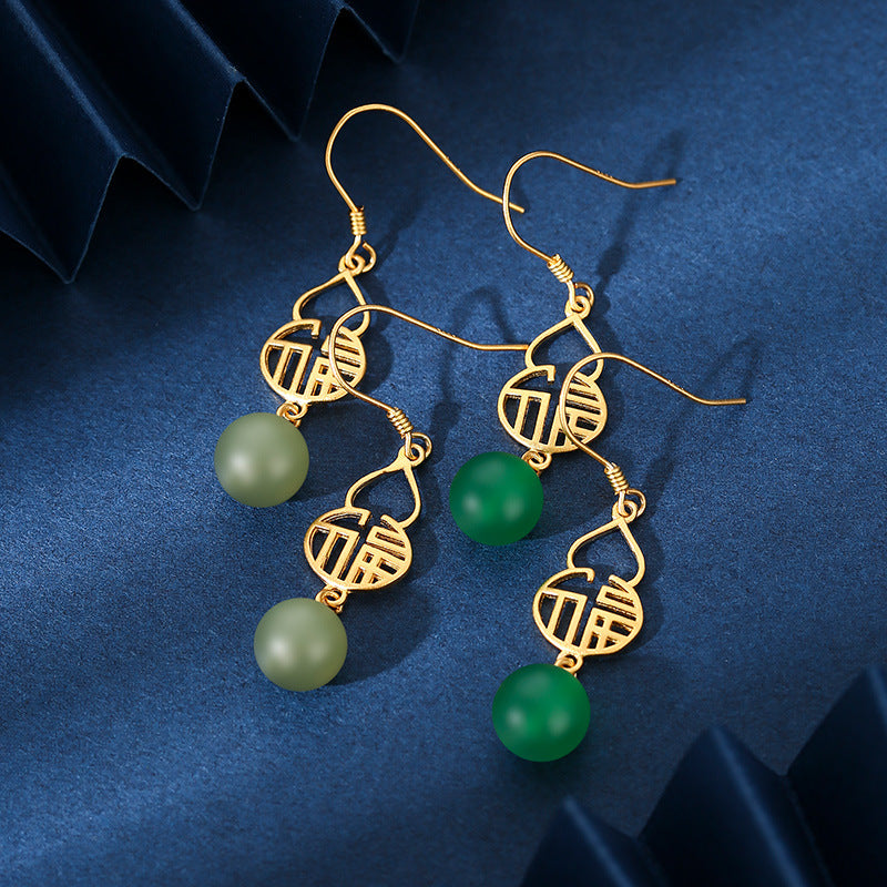 Argent Boucle d'oreille charmant pour toute occasion