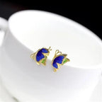 Argent Boucle d'oreille artisanal délicat