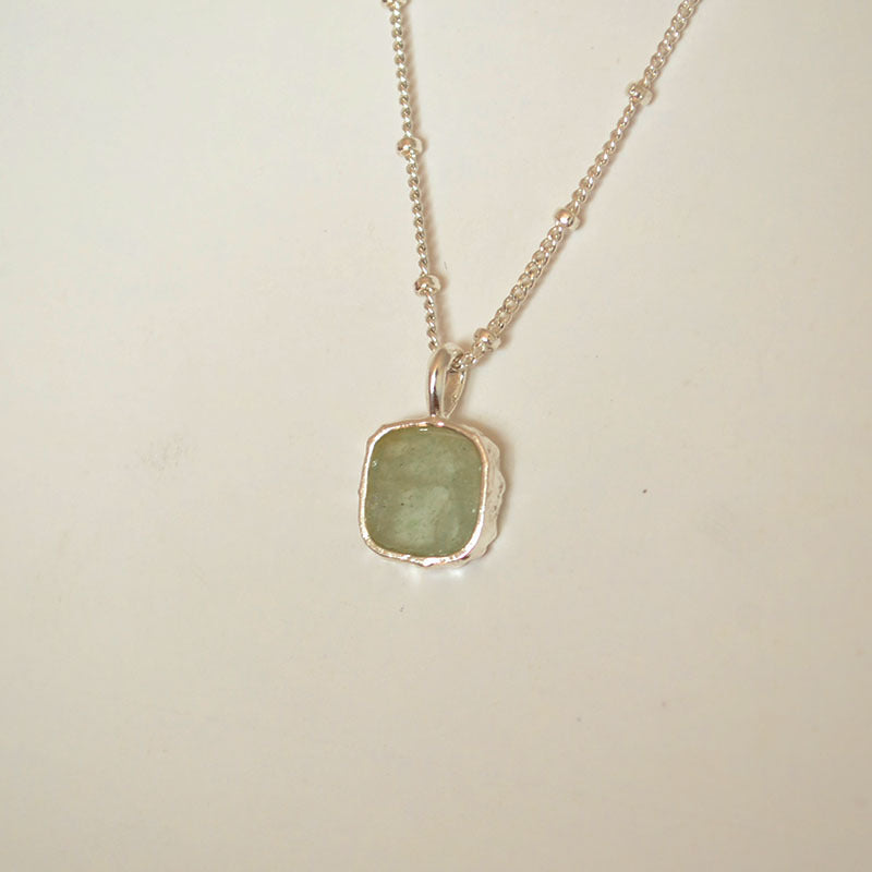 Argent Collier artisanal délicat