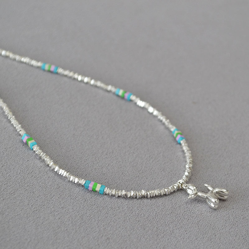 Argent Collier charmant pour toute occasion