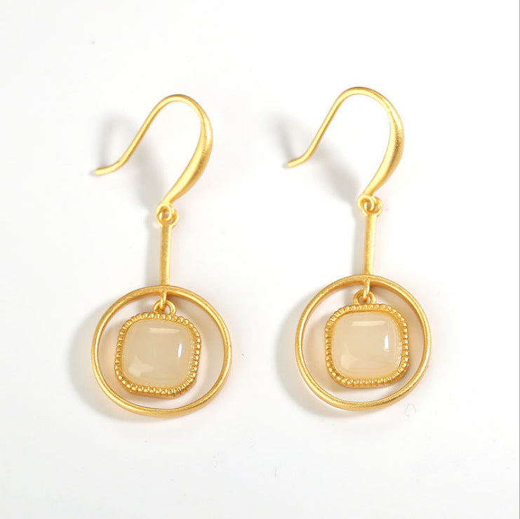 Argent Boucle d'oreille charmant pour toute occasion